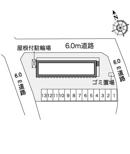 ★手数料０円★木更津市ほたる野１丁目　月極駐車場（LP）